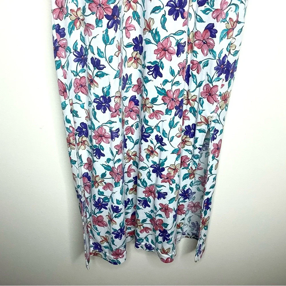< Vintage Basic Editions Floral Print Maxi Dress > - Picture 4 of 6